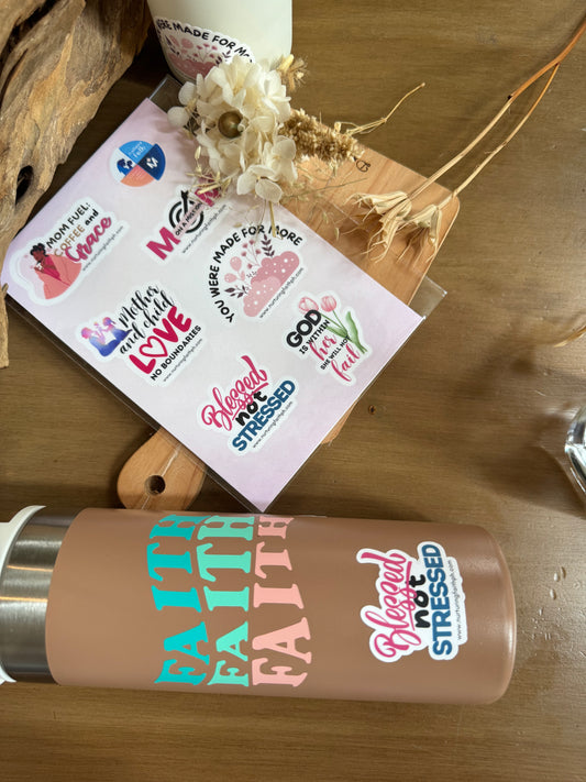 Mom On A Mission Sticker Set